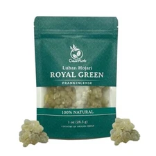 Royal Green Frankincense Hojari from Oman Boswellia Sacra| Pure Incense | Chr...