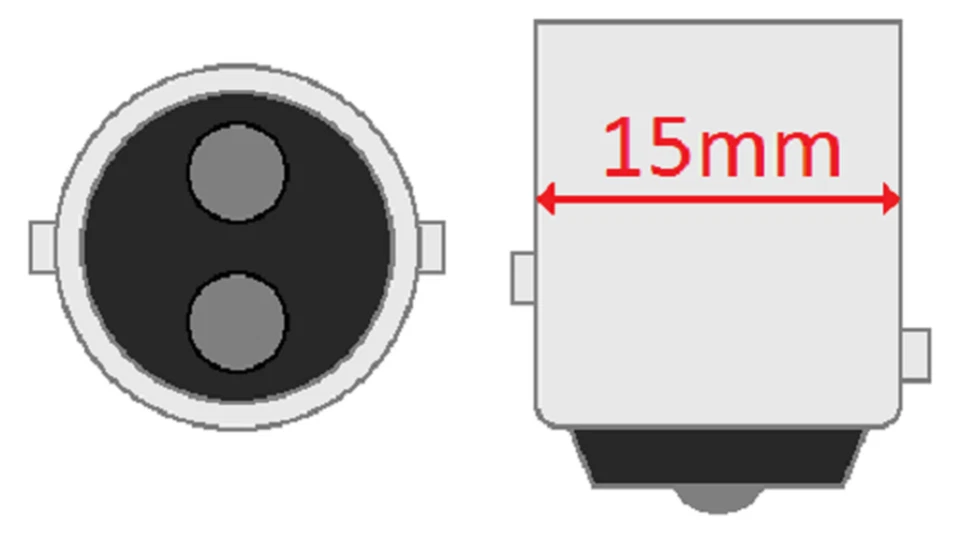 🌟 Par de bombillas de señal de giro LED Briter para Yamaha YZF1000R 1997 ⬆️ Visibilidad: EE. UU. Foto 3 de 4