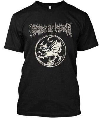 Limited NWT! Cradle of Filth English Extreme Metal Band Music Logo T-Shirt S-4XL