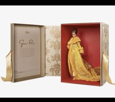 In Hand Barbie Signature Guo Pei Barbie  Doll Wearing Golden-Yellow Gown