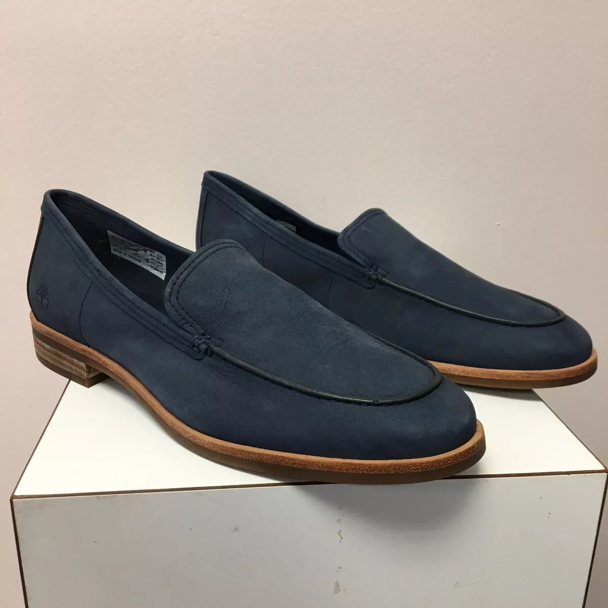 Timberland cheap suede loafers