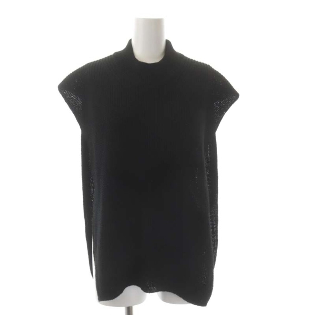 Markerware MARKA WARE 22SS MOCK NECK VEST LINEN BLEND KNIT