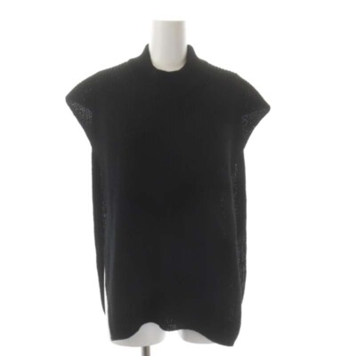 Markerware MARKA WARE 22SS MOCK NECK VEST LINEN BLEND KNIT