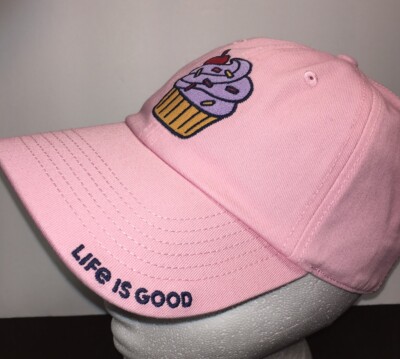 NWT LIFE IS GOOD “PRETTY SWEET” CUPCAKE ? PINK BALL CAP HAT  display picture 3