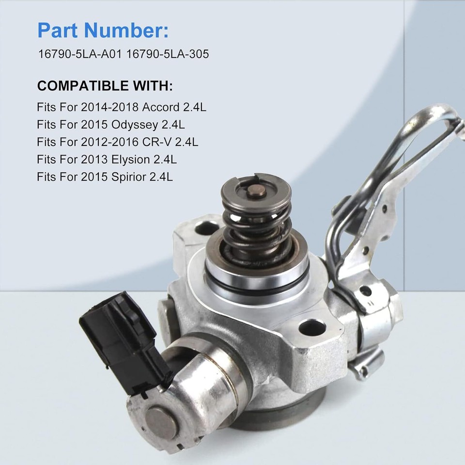16790-5LA-A01 16790-5LA-305 High Pressure Fuel Pump Fits For Honda ...