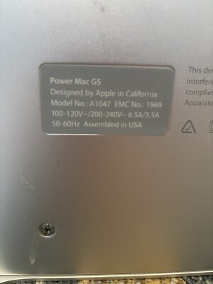 Apple Power Mac G5 (Model A1047 EMC 1969C) for sale online | eBay