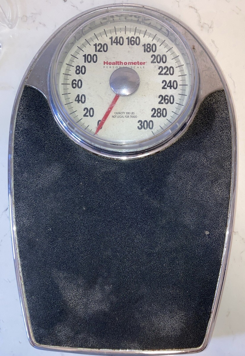 健康管理・計測計 1970's Body Scale Health O Meter Vintage Personal Scale Model 147 - Bubble Chrome