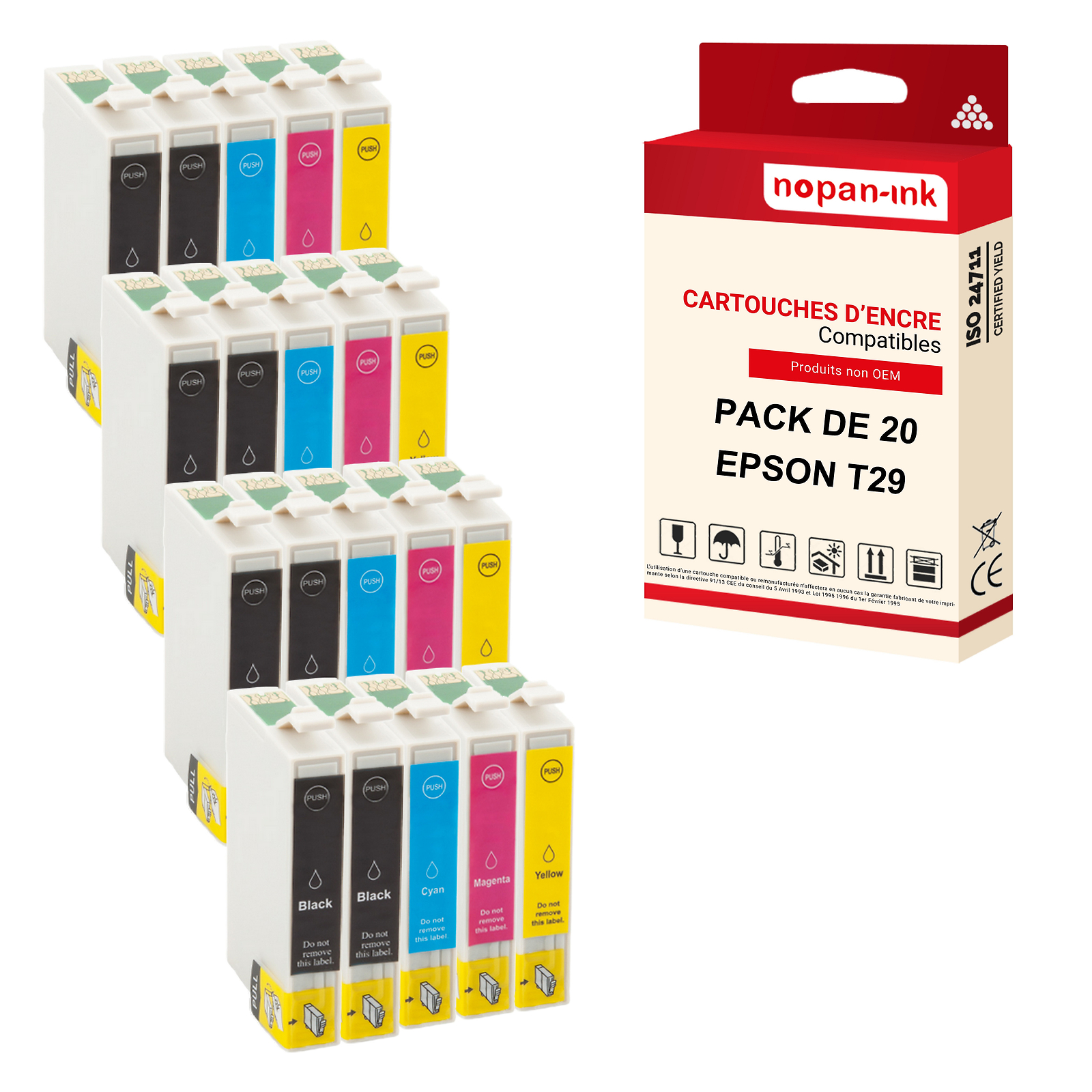 Cartouche Epson T29 XL compatible NOPAN-INK pour imprimer vos documents sans interruption