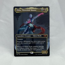 Elsha, Threefold Master (Borderless) - Commander: Tarkir: Dragonstorm (TDC)(2)
