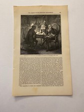 President George Washington with Robert Morris Alexander Hamilton c. 1872 Print