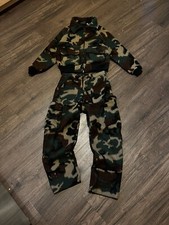 Rare Vintage Camo PolarFleece Set by Himalayan Industries / Made In Usa