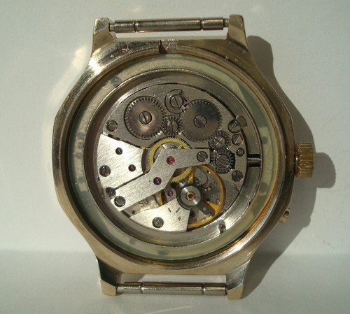 Slava Vintage Herrenarmbanduhr UdSSR sowjetischer Kalender gewartetes Geschenk für Herren - Bild 7 von 9