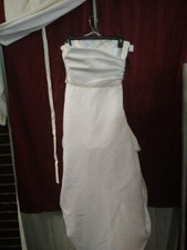 Wedding dress size 8 Mori Lee/With train  Removable  Spaghetti Strap. 