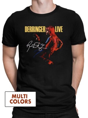 Rick Derringer Music Short Sleeve T-shirt K55202
