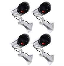 KIT 4 TELECAMERA FINTA VIDEOSORVEGLIANZA ESTERNO VIDEO SORVEGLIANZA CON LED CCTV