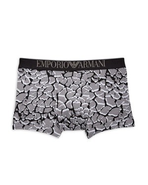 Мужские плавки Emporio Armani обычного покроя, нижнее белье средне-серого цвета
