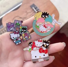 Cute Cartoon Character Enamel Pins   Kawaii Collectible Brooches 