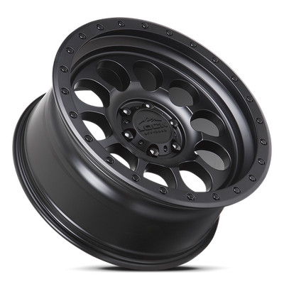 1 New 17x9 Lock Off-Road .50 CAL Matte Black Ring 5x127 5x5 ET0 Wheel Rim