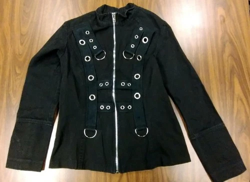 TRIPP NYC Vintage Full Zip Jacket Hot Topic Goth Punk  Rock Mens S |  Womens M - product listing photo