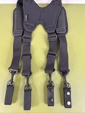 Nylon Police Suspenders for Duty Belt, Tactical Duty Belt Harness