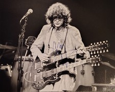 Jimmy Page Led Zeppelin 8 x 10 photo signed autographed with COA