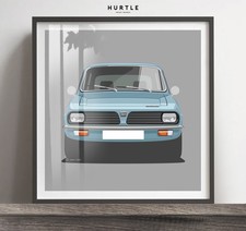 Triumph Toledo Poster Print, Classic Car Gift idea, Add Reg & Colour