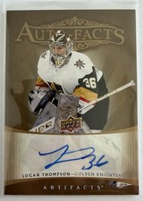 2022-23 Upper Deck Artifacts - 2005-06 Retro Auto Facts Logan Thompson #RAF-LT