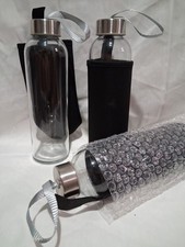 Clear Glass Beverage Bottles 12ct 180oz