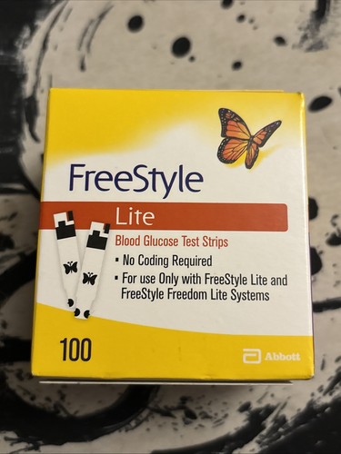 Freestyle Lite Teststreifen Neu im Karton X100 EXP: 28.2.2027