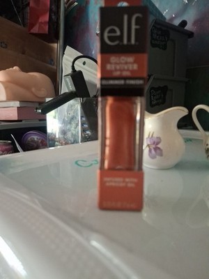 E.L.F. Glow Reviver Lip Oil Glimmer Finish~SUPER NEUTRAL NEW