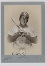 2005 Donruss Studio Portraits Zenith Blue Black & White 49/50 Johnny Bench tg5