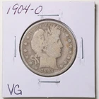 1904-O 50C Barber Liberty Head Half Dollar in VG Condition #6990
