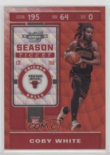 2019 Panini Contenders Optic Tmall Exclusive Red Wave Prizm Coby White #102 hc2