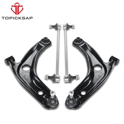 4Pcs Front Lower Control Arms Kit Sway Bar Link for 2012-2019 Toyota Prius C