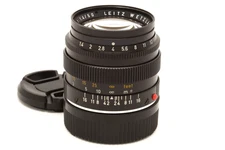 Leica 50mm f1.4 Summilux-M Lens (Black, MFR #11114, CLA 8/27/25 By DAG) #48795