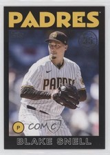 2021 Update 1986 Topps Baseball 35th Anniversary Black 201/299 Blake Snell 0hy8