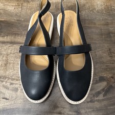 Naturalizer Women's Edison Black Mary Jane Slingback FS 8 M