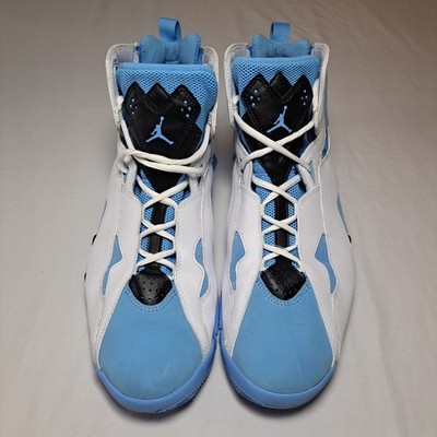 Air Jordan True Flight UNC White University Blue Black 342964 140 Men's Size 13