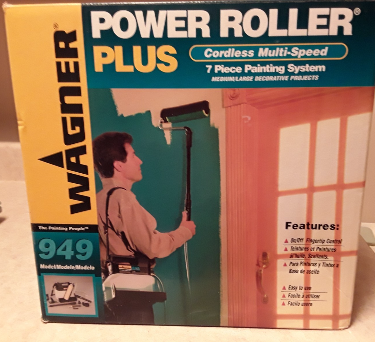 US ヴィンテージ PARK SHERMAN サイレントバトラー パンくず取り WAGNER Power Roller Cordless Painting System Model 949 for sale