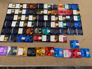 RETRO BUNDLE OF 69 USED MINI DISCS WITH CASES 59 SONY & 10 OTHER 74’s GOOD USED