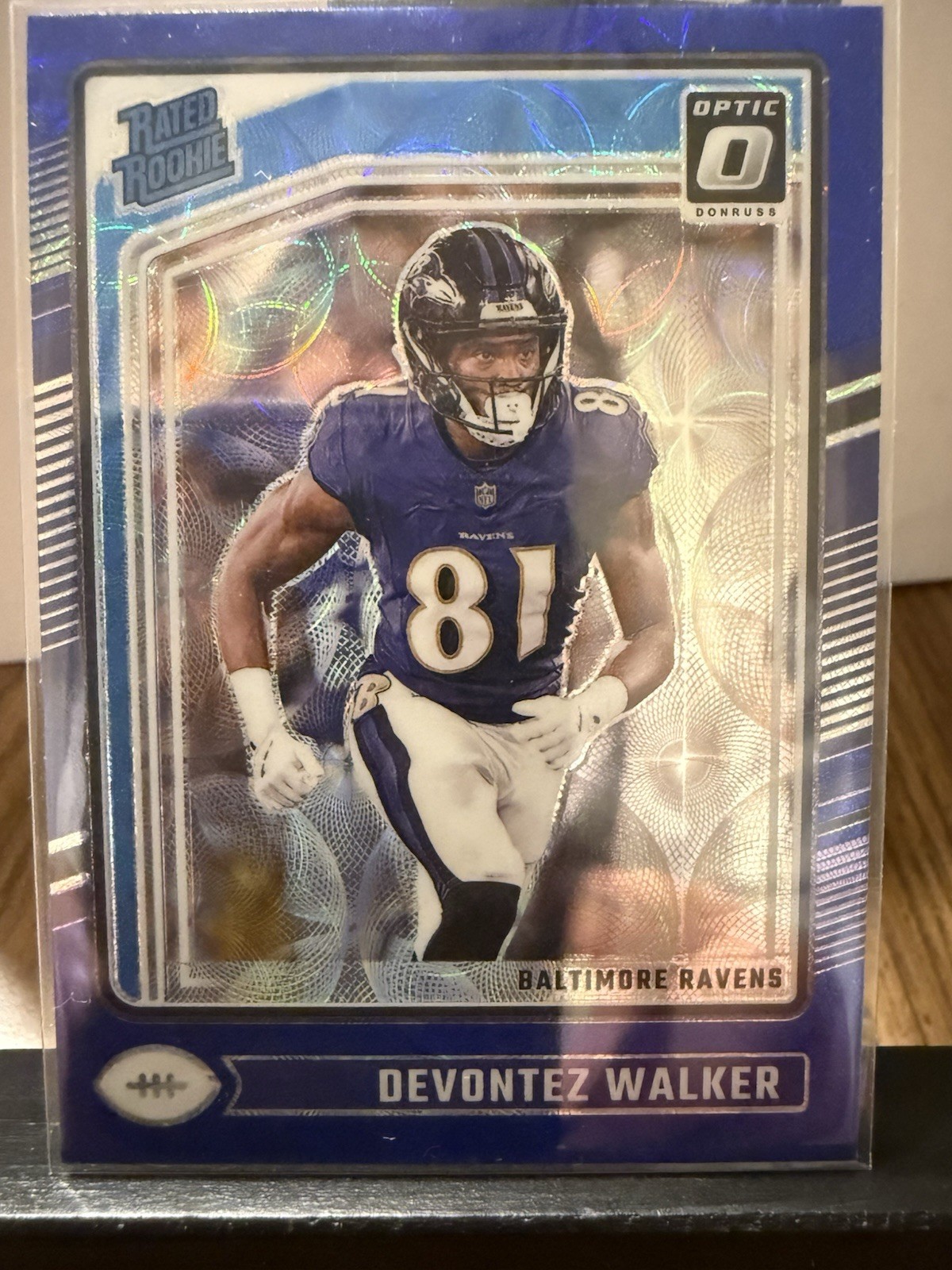 2024 Panini Donruss Optic - Rated Rookie Devontez Walker #228 Purple Scope Prizm