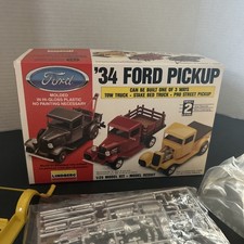 1993 Lindberg Ford 34 Ford Pickup Skill 2 Kit No. 72157 Open Box Read