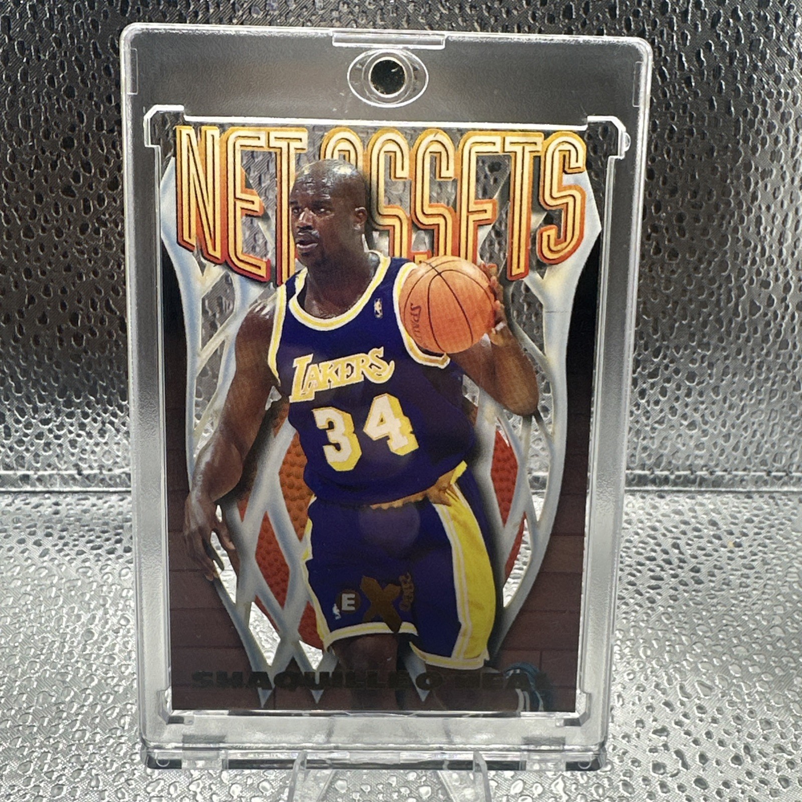 Shaquille O'Neal 1996-97 SkyBox E-X2000 Net Assets Die-Cut #13 LA Lakers HOF MVP