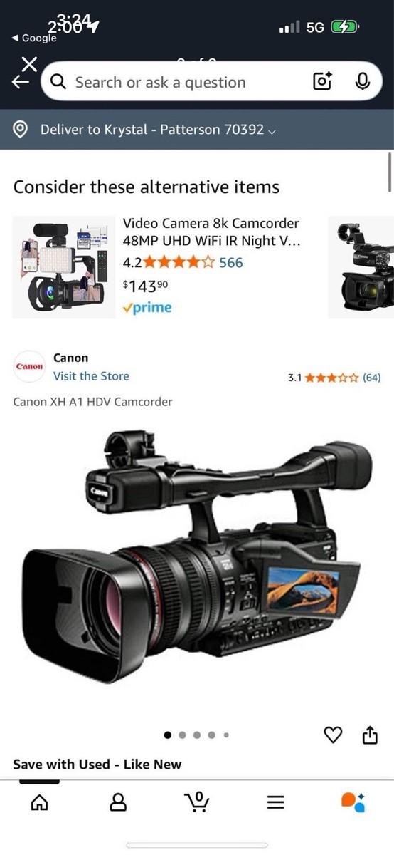 Canon XH A1S Camcorder - for sale online | eBay