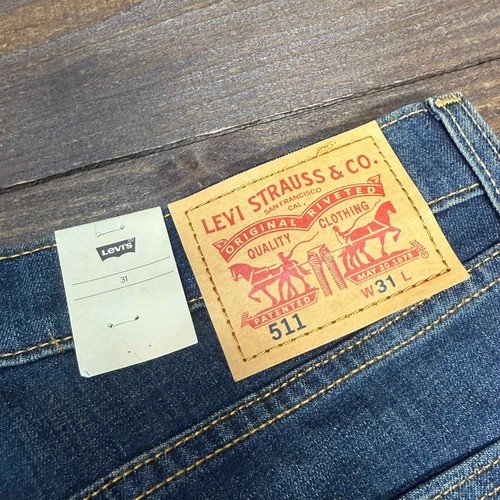 NWT Levis 511 Shorts Mens Size 31 Denim Mid Rise 12" Inseam Regular Raw Hem - Picture 6 of 24