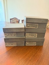 32 Antique Triangle Roamer Ezie Men's Detachable Collars - Original boxes