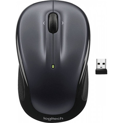 Logitech M325s -Wireless Funkmaus -Batteriebetrieb -kabellos -dunkelgrau/schwarz
