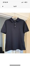 Louis Vuitton Piqué Polo Navy £465 indossata una volta Immac