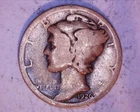 1926-D Mercury Head Silver Dime    **214-6