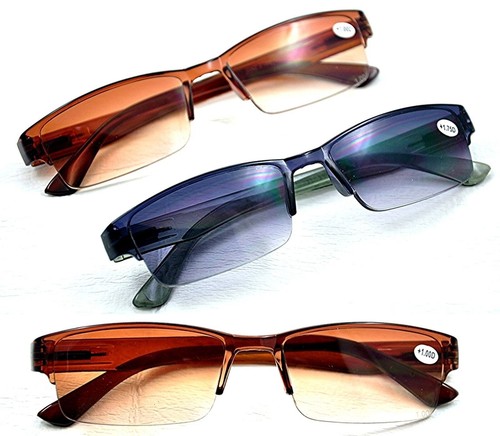 3 Pair MIXnMATCH Gradient Sunreaders & Reading Glasses Unisex Spring Hinges MT60 - Picture 19 of 22